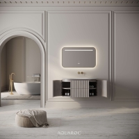 Belgravia II Vanity Unit & Stone Basin 1000mm Sabbia Grigio Oak